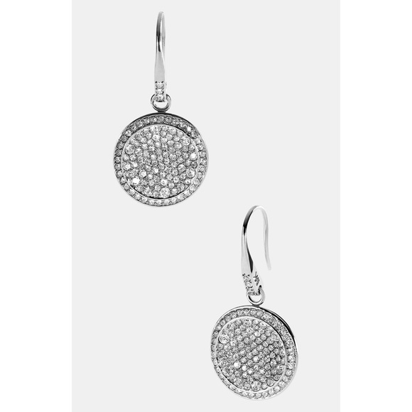 Michael Kors Jewelry - Michael Kors | Brilliance Pave Disc Drop Earrings